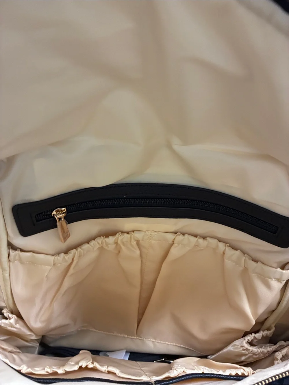Black Pebbled Vegan Leather Backpack